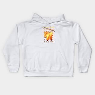 Fall Colors, I Love Fall Kids Hoodie